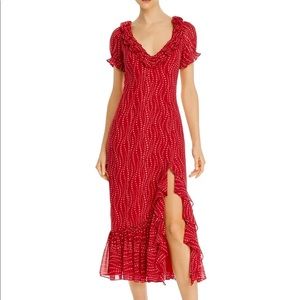 Cinq a sept dress maxi ruffle